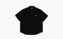 Supreme Rhinestone Pin Up Short-Sleeve Work Shirt Black 