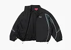 Supreme Contrast Piping Track Jacket Black