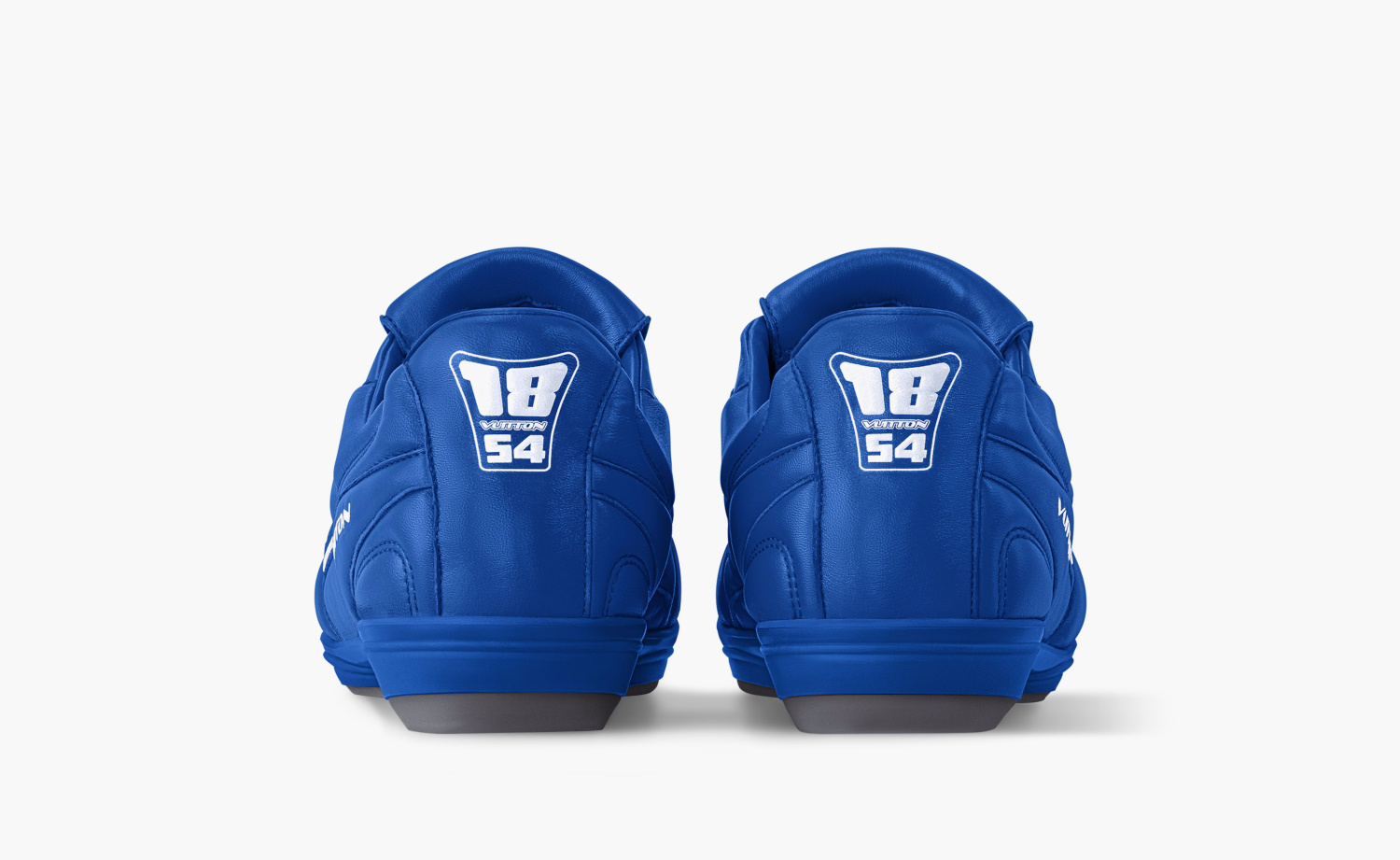 Louis Vuitton Footprint Soccer Sneakers "Blue" 