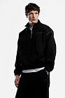 WYSION ZIP SWEATSHIRT ONYX BLACK