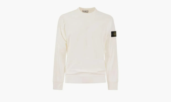 Stone Island Cotton Crew-neck Sweatshirt White 