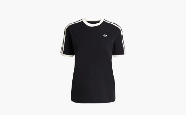 Adidas Originals Ruffle 3-Stripes Tee WMNS Black  Adidas Originals Ruffle 3-Stripes Tee WMNS Black