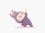 The Monsters Labubu Figures Lazy Yoga Little Bird (5.1-11.3 CM) 