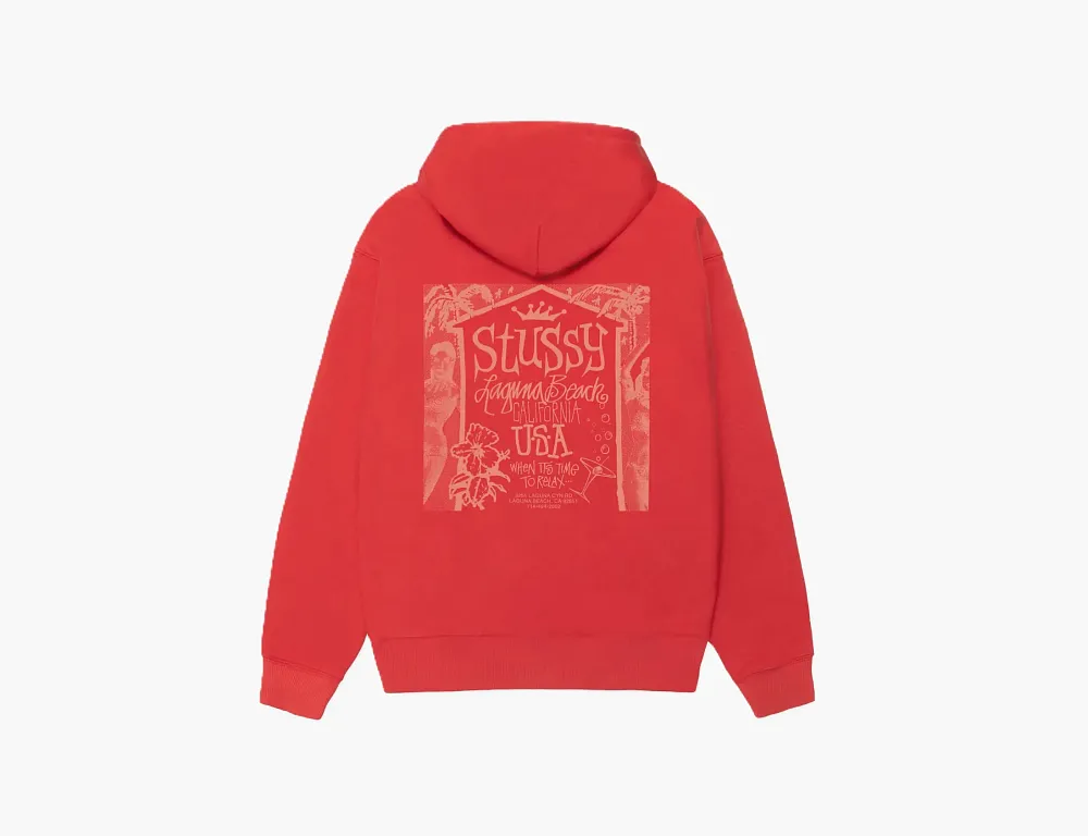 Stussy Beach House Hoodie Cayenne