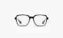 Gentle Monster Plastic Frame Rectangular Eyeglass Frames Unisex Black 