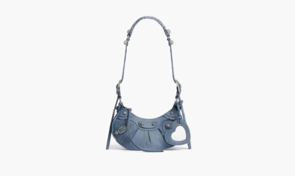 Balenciaga Le Cagole Shoulder Bag Blue 
