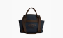 HERMES Waterproof Canvas Equestrian Bag "Blue" 