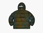Supreme x Stone Island Painted Camo Crinkle Down Jacket Dark Teal