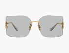 MU 54YS Sunglasses Gold Light Grey