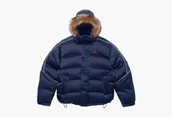 Supreme x Jordan Puffer Jacket Navy  Supreme x Jordan Puffer Jacket Navy