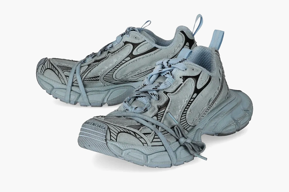 Balenciaga 3XL Sneaker Worn-Out - Light Blue