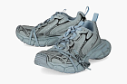 Balenciaga 3XL Sneaker Worn-Out - Light Blue