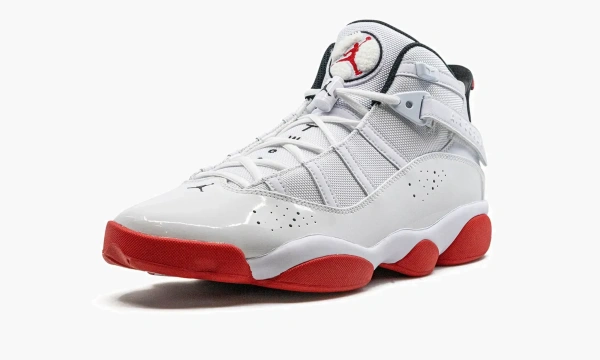Air Jordan 6 Rings White / University Red 