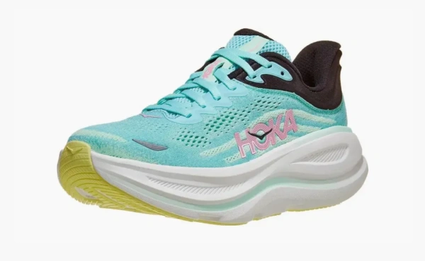 Hoka Bondi 9 WMNS Blue Spark Mint Fluorite 