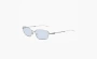 Gentle Monster Metal Irregular Shape Sunglasses Unisex Silver 