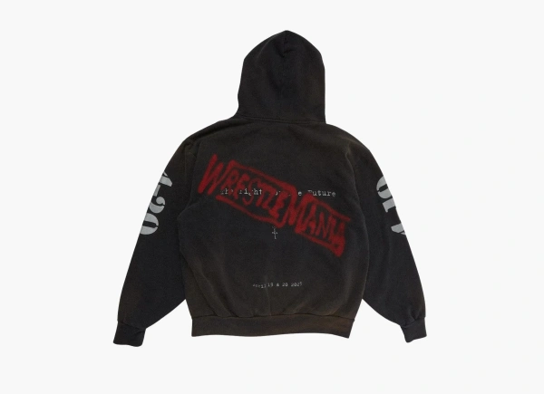 Cactus Jack by Travis Scott x WWE WrestleMania Pullover Hoodie Black 