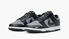 Nike Dunk Low Black Cool Grey Volt Mini Swoosh