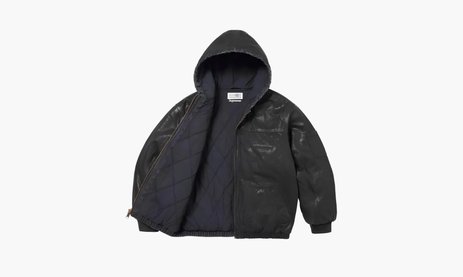 Supreme X Mm6 Hooded Jacket Black 