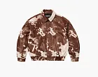 Supreme Ponyhair Varsity Jacket Cow