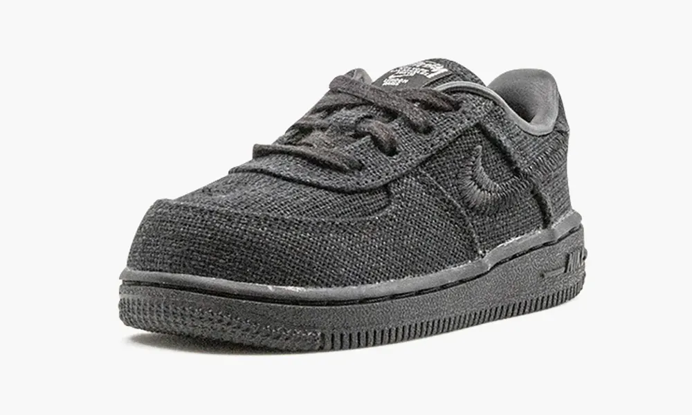 Nike Air Force 1 Low TD Stussy - Black Kids