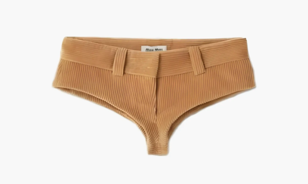 Miu Miu Shorts Brown 