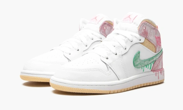 Air Jordan 1 Mid SE PS Ice Cream Kids  Air Jordan 1 Mid SE PS Ice Cream Kids