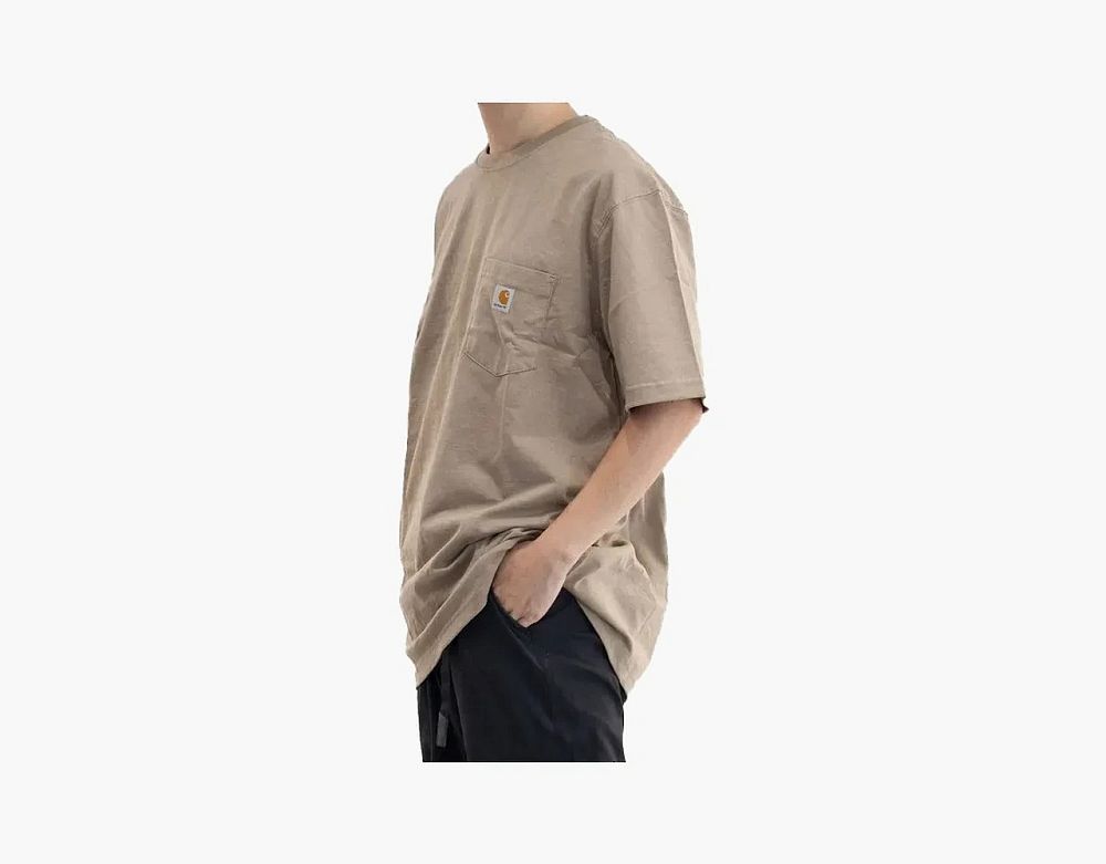 Carhartt K87 Heavyweight Pocket T-Shirt Tan