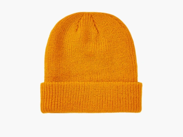 Stussy Basic Cuff Beanie Tangerine  Stussy Basic Cuff Beanie Tangerine