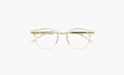 Gentle Monster Plastic Frame Square Eyeglass Frames Unisex Yellow