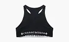  Chrome Hearts Black Embroidered Band Sports Bra Black