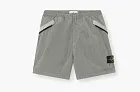 Stone Island Nylon Metal Econyl Shorts Pearl Grey