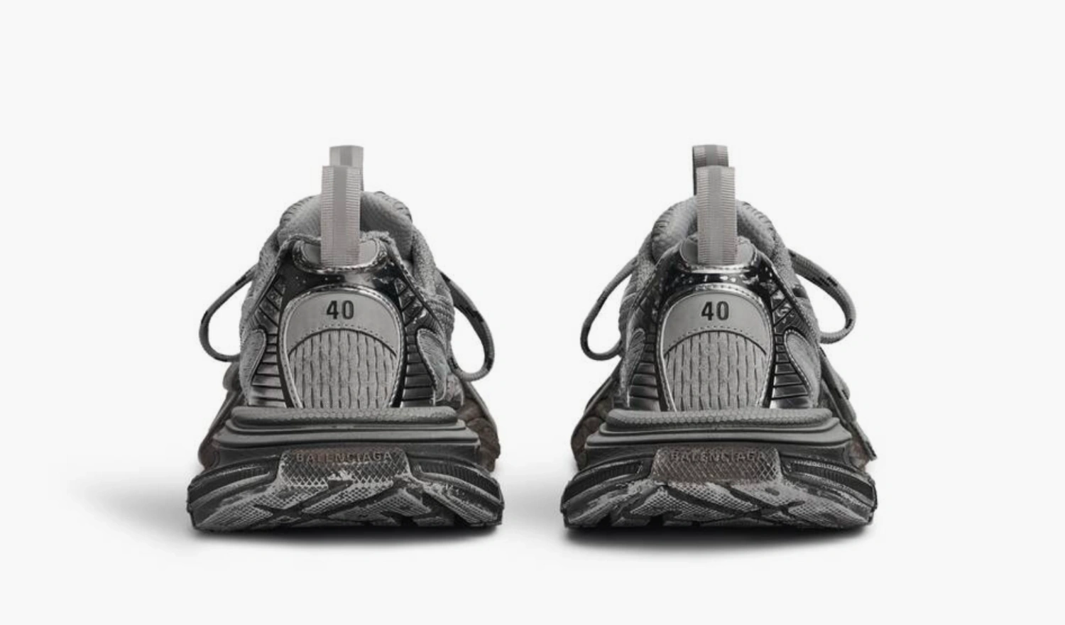 Balenciaga 3XL Sneakers Grey Brown Mesh 