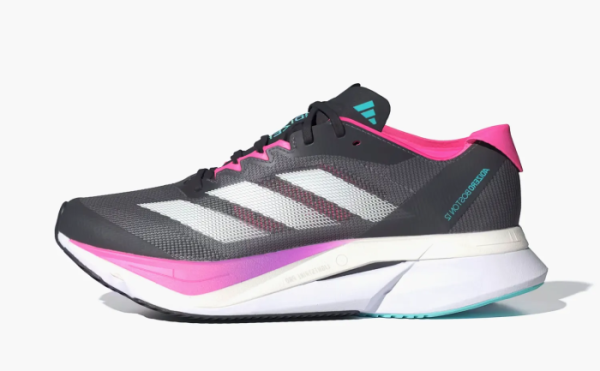 Adidas Adizero Boston 12 WMNS Grey Lucid Pink 