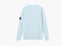 Stone Island Soft Organic Cotton Crewneck Sweater Sky Blue 