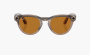 Ray-Ban Meta Headliner Shiny Warm Stone Clear/Saffron Yellow Transitions 