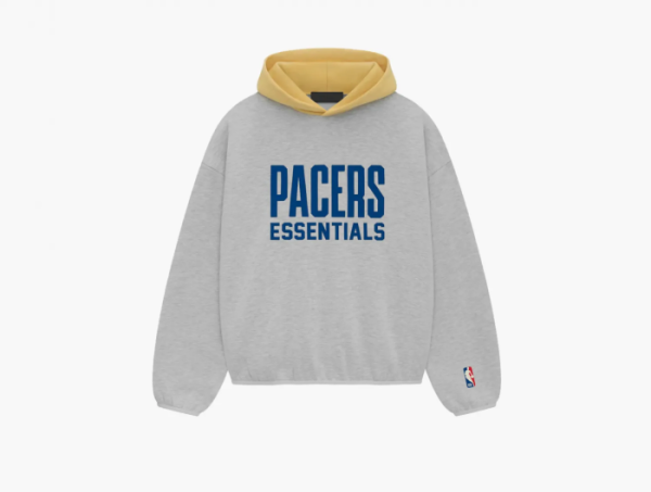 Fear of God Essentials x NBA Pacers Hoodie Light Heather Grey 