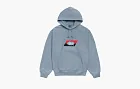 Stussy Double Stripe Embroidered Hoodie Slate Blue