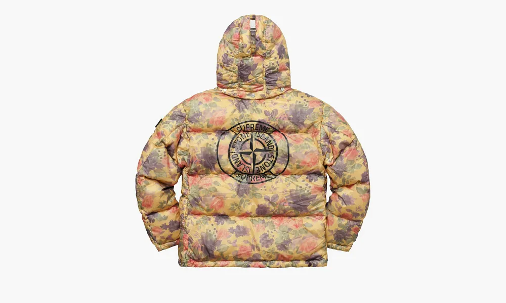 Supreme Stone Island Lamy Cover Stampato Puffy Jacket Copper