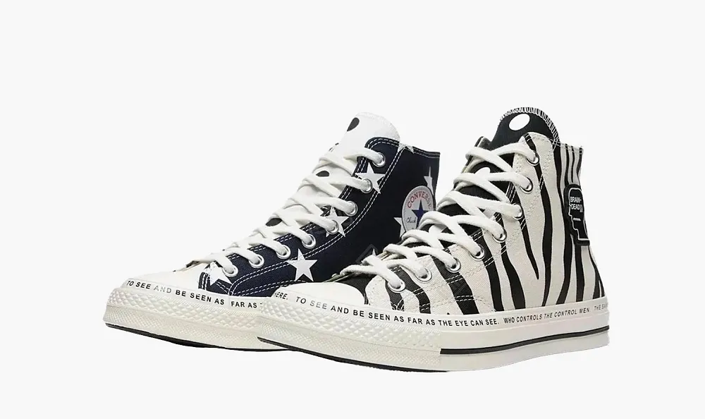 Brain Dead x Converse Chuck 70 High Mismatched Prints