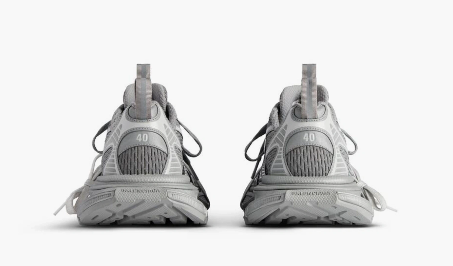Balenciaga 3XL Reflective Sneakers WMNS Grey Silver 