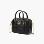 Miu Miu Matelasse nappa with top handle "Black" 