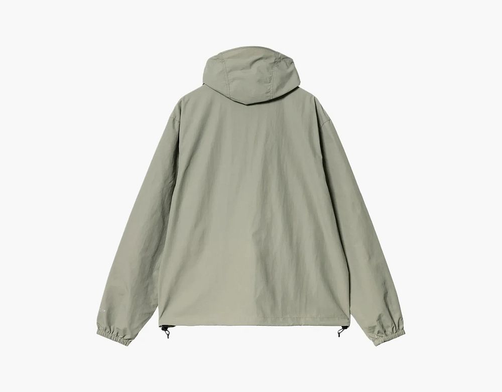 Carhartt WIP Hooded Zip Windbreaker Jacket Sage