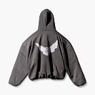 Yeezy X GAP X Balenciaga Dove Shrunken Hoodie Dark Grey