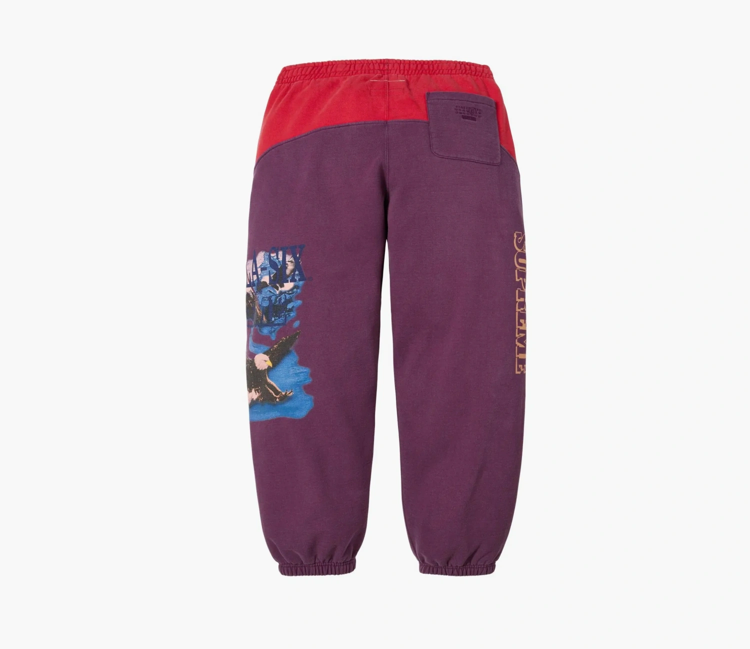 Supreme x MM6 Maison Margiela Eagle Sweatpants Purple 