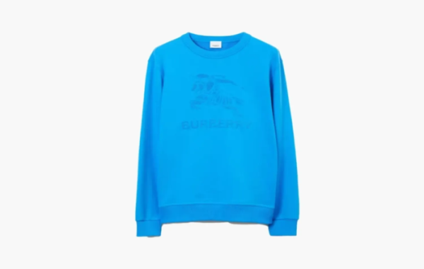Burberry EKD Cotton Sweatshirt Sky Blue 