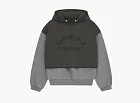 Fear of God Essentials Nylon Fleece Hooded Sweater Dark Heather Oatmeal/Ink 
