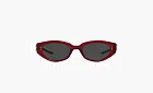 Gentle Monster Metal Acetate Cat's Eye Sunglasses Women Red