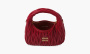 фото Miu Miu Wander Matelasse Nappa Leather Hobo Bag "Red" (Miu Miu)-5BC125-N88-F0011-V-OOY