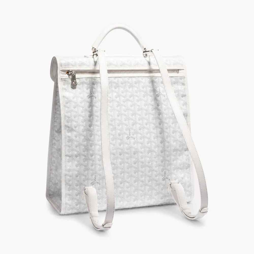 Goyard Saint Leger Backpack White