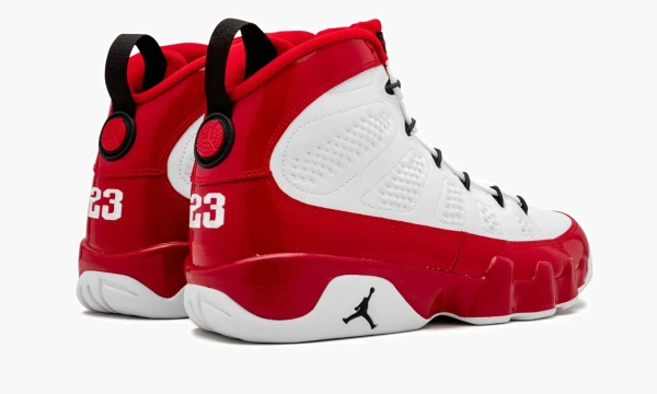 Air Jordan 9 White / Red / Black 